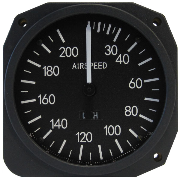 SWIFT AIRSPEED INDICATORS 3 1/8 INCH MPH/KPH/KNOTS California Power