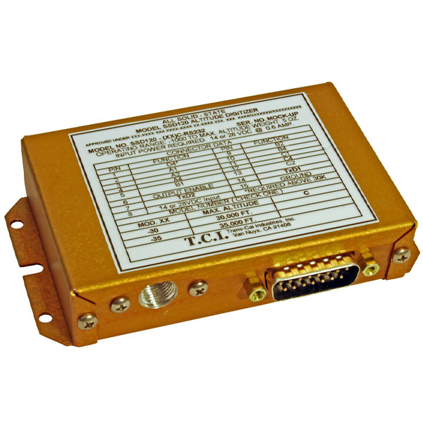 TRANSCAL ALTITUDE ENCODER MODEL SSD12035CRS232 FAA TSOC88