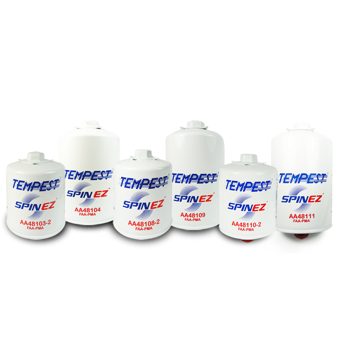 TEMPEST SPINEZ OIL FILTERS California Power Systems