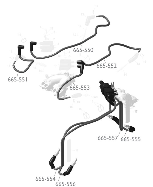 ROTAX 912iS IGNITION CABLE ASSEMBLIES California Power Systems